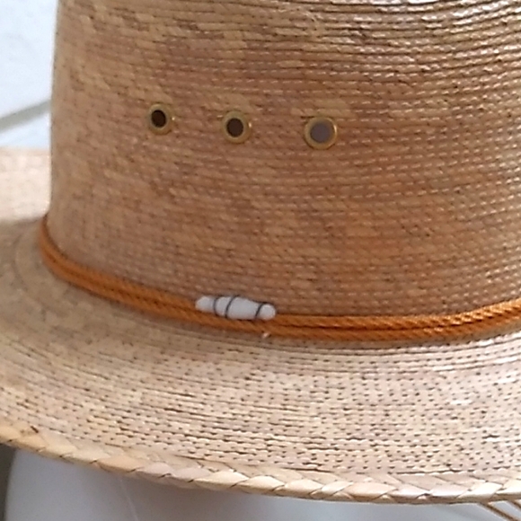 Women's Beaded Detail Sun Hat. - Picture 7 of 10